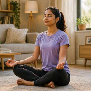 Calm meditation at home