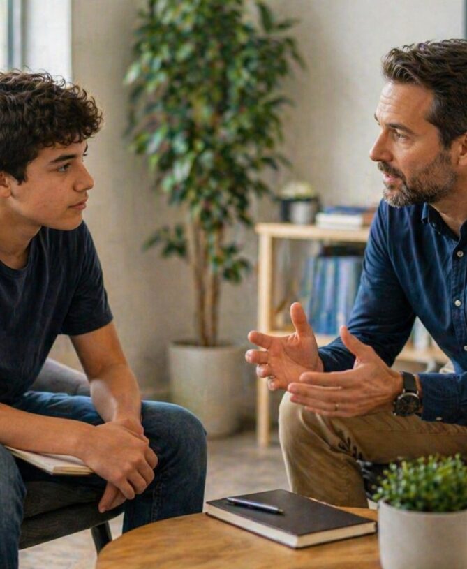 One-to-one mentoring guidance session