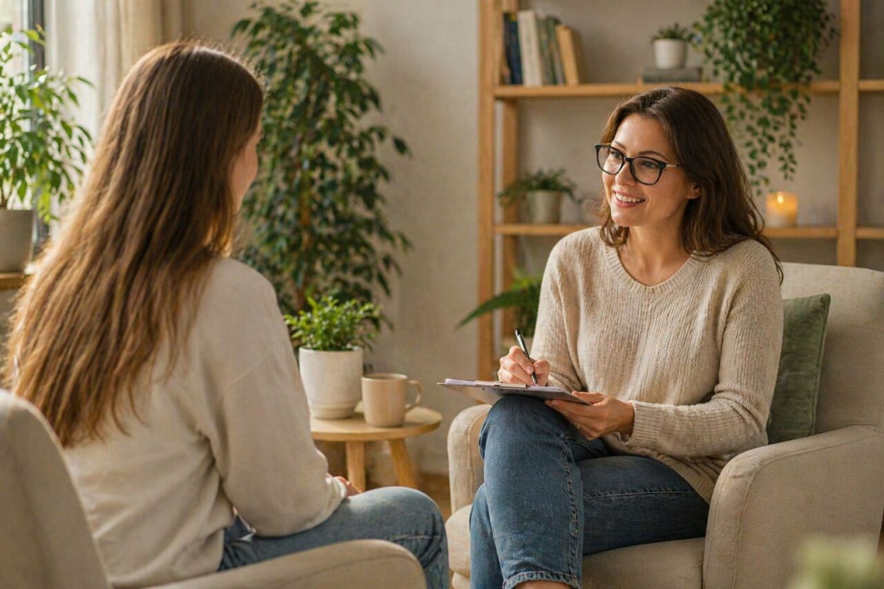 talking to young adult