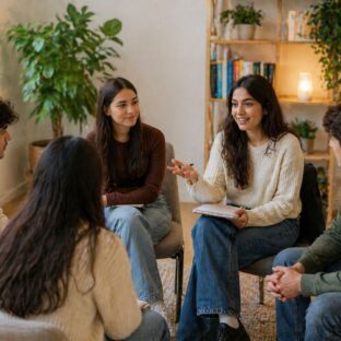Youth group support discussion