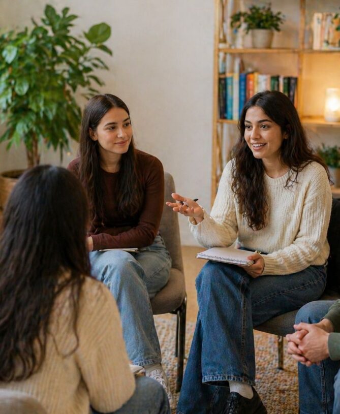 Youth group support discussion