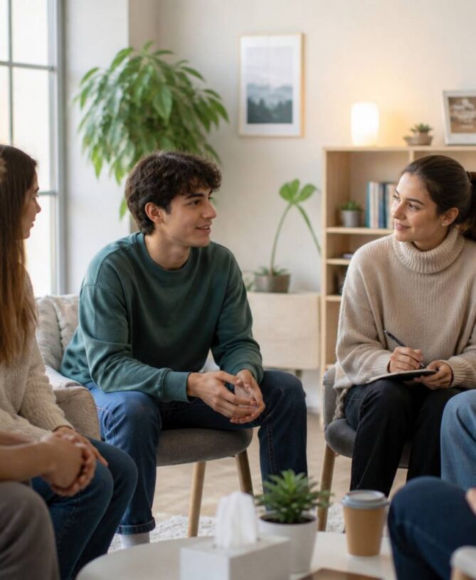 Young adults recovery support group