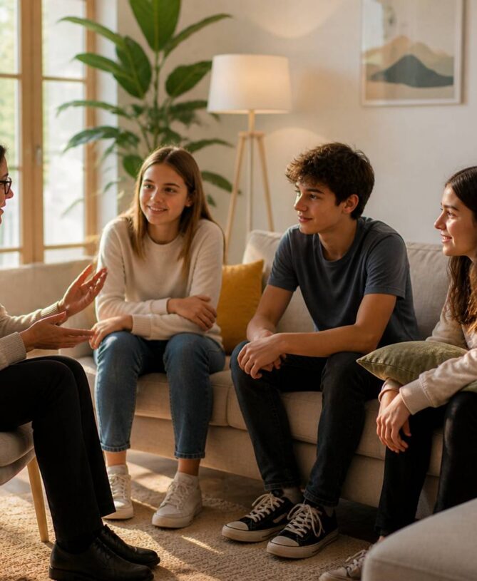 adolescent group supportive environment