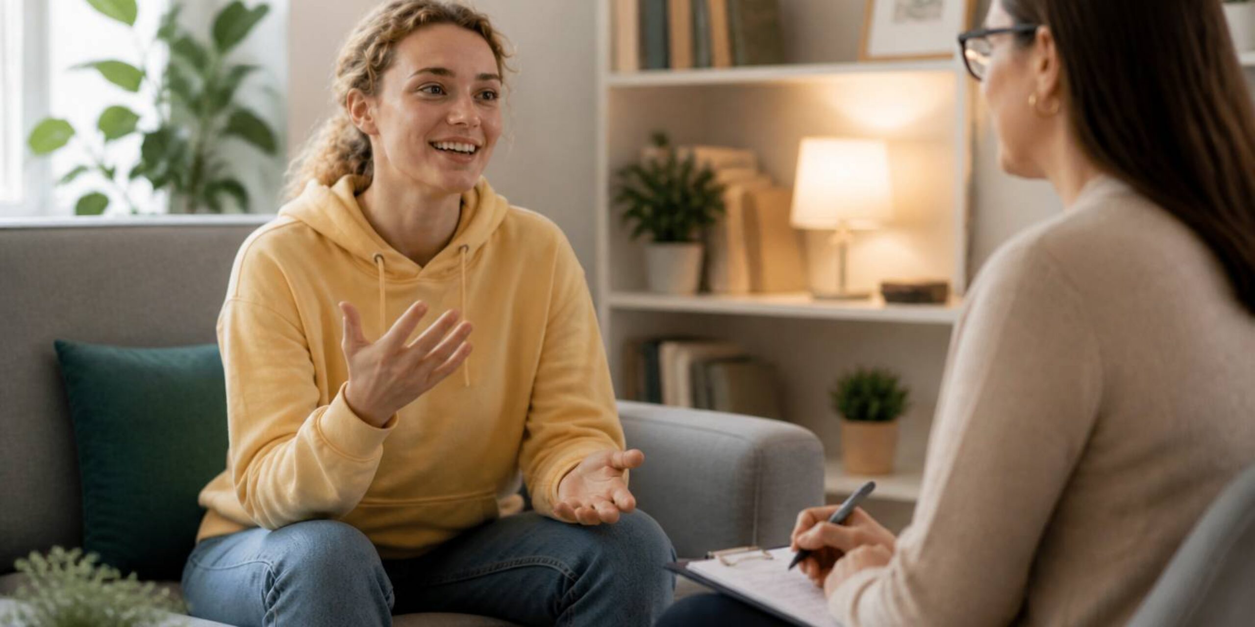 supportive conversation indoor session