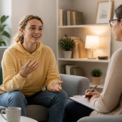 supportive conversation indoor session