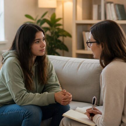 teen supportive conversation session